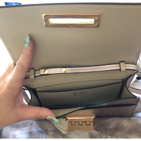 ZAC zac posen rose gold clutch/crossbody - Picture 4 of 4